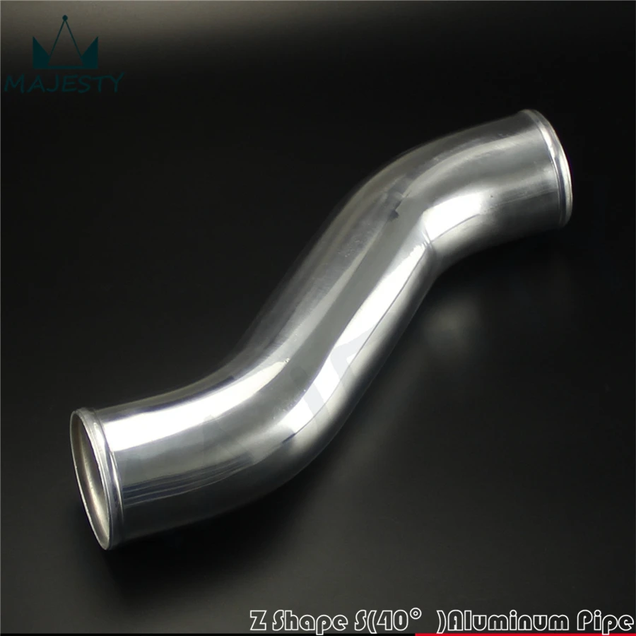 Buy 76mm 3" inch Z Shape S Shape Aluminum Turbo