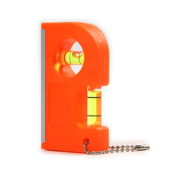 

Mini Spirit Level Bubble with Key Chain ABS Magnet Level Ruler 85*45*19.5mm Bubble Level for Level Measuring Instrument Tools