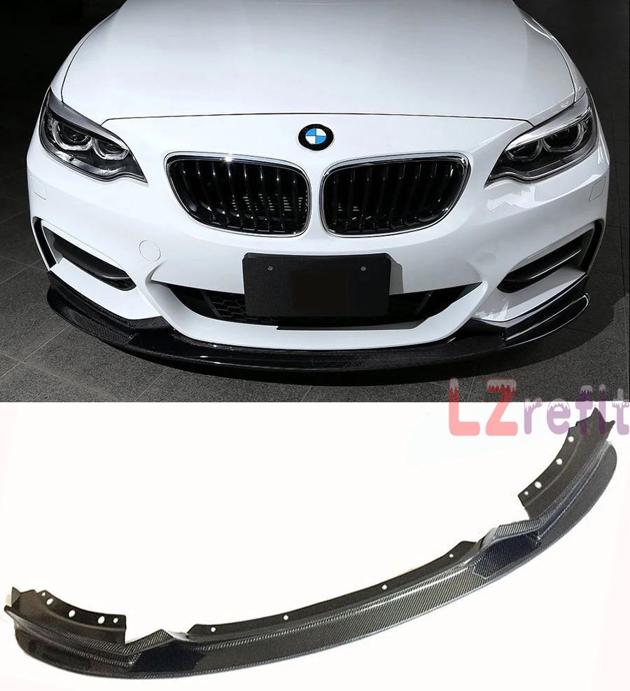 

Real Carbon Fiber Front Lip Spoiler For BMW F22 2Series M-Sport Bumper 2014UP