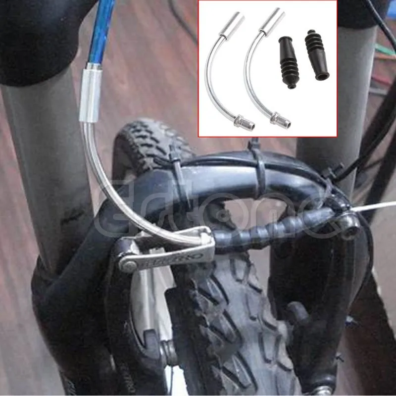1 пара V тормоза Лапша кабель направляющая труба пластиковый шланг велосипед складной велосипед Велоспорт