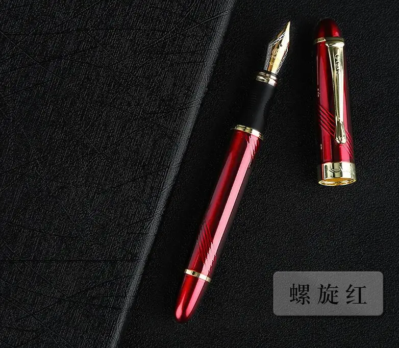 Jinhao x450 авторучка полностью Металлическая золотистая ручка Iraurita роскошные ручки канцелярские принадлежности для офиса и школы