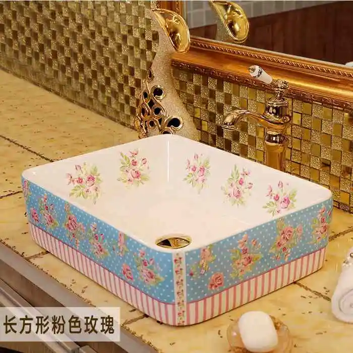 Различные красивый фарфор декоративная керамика умывальник для ванной комнаты туалета