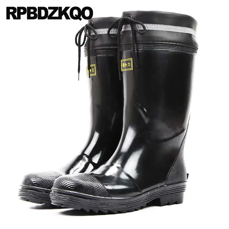 tall rubber work boots