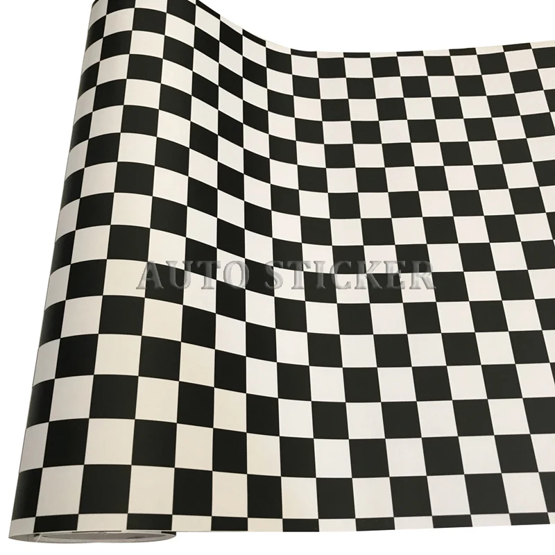 Black white camo film car sticker 2