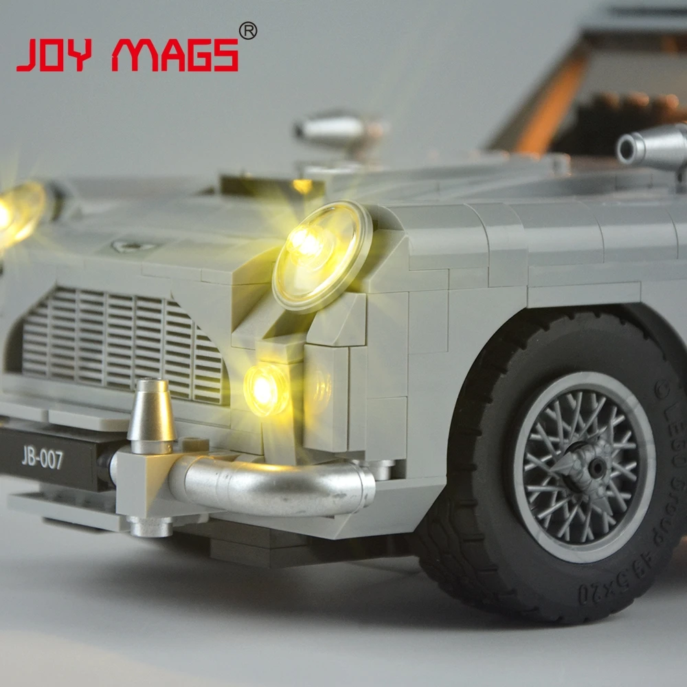 JOY MAGS светодиодный светильник для 10262 Creator James's Bond Aston Marting DB5 светильник совместим с 21046