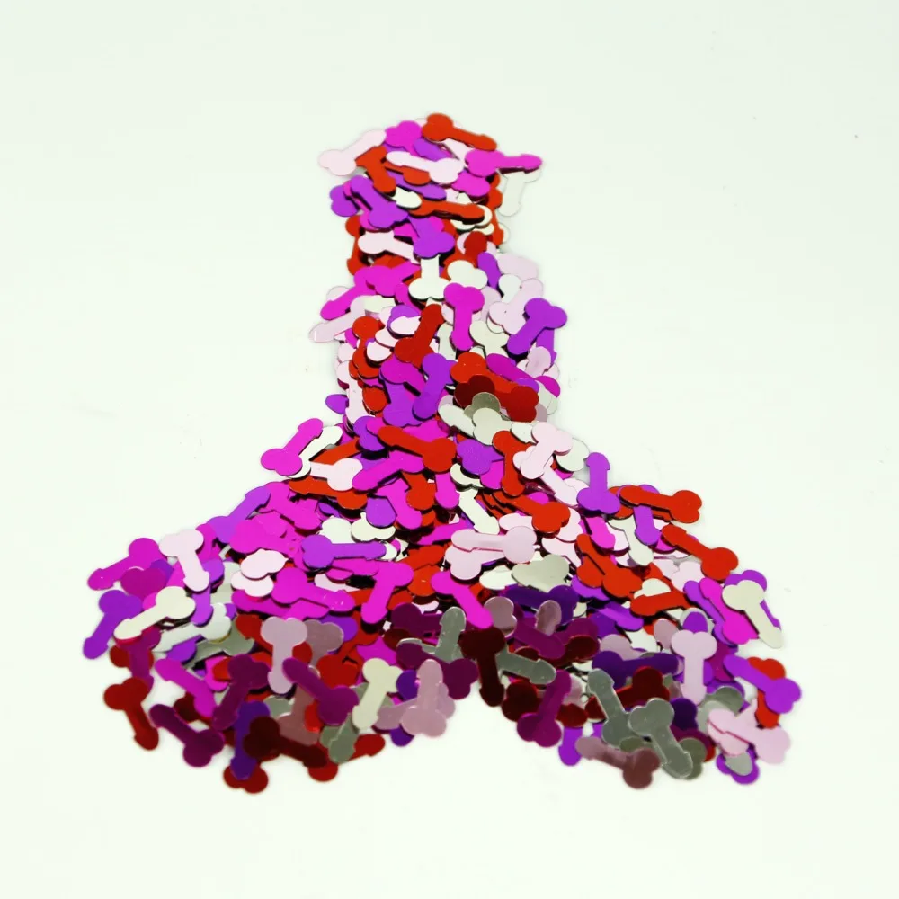 YORIWOO 15g Penis Confetti Willy Shape Banners Streamers Hen Bachelorette Party Decorations Wedding Bridal Shower Favor | Дом и сад