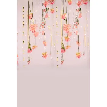 

TR Pink Background Theme Photographic Fantasy Flowers Photo Studio Backdrop For Valentines Wedding Family fundos para fotografia