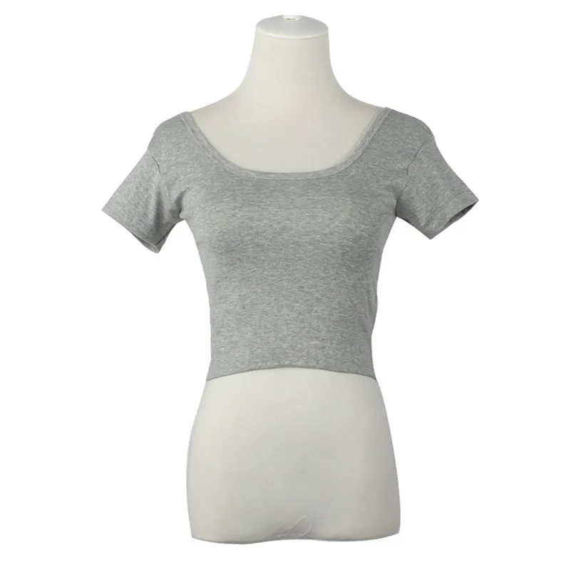 t-shirt femme manche courte short clothing length O enck solid woman t-shirts blouse daily casual dropshipping 50AT811