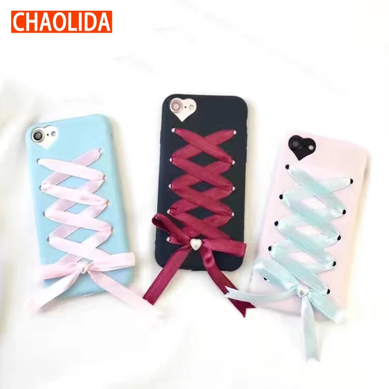 CHAOLIDA Bowknot Cheap Cell Accessories Silicone Phone Case Covers for