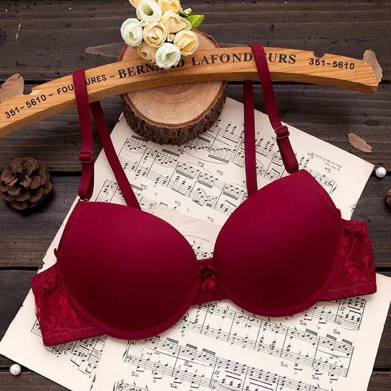

New Sexy Lace Women Lace Push Up Breast Underwear Adjustment Support Bra Size