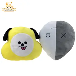 BTS BT21 Подушка Cooky плюшевые мягкие игрушки милый мультфильм белые облака Сердце Любовь Подушки Животные собак фигурки лошадей Bangtan мальчики