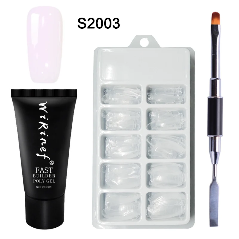 Набор гелевых ручек для наращивания ногтей с двойной головкой, модный макияж для женщин NShopping - Цвет: as picture