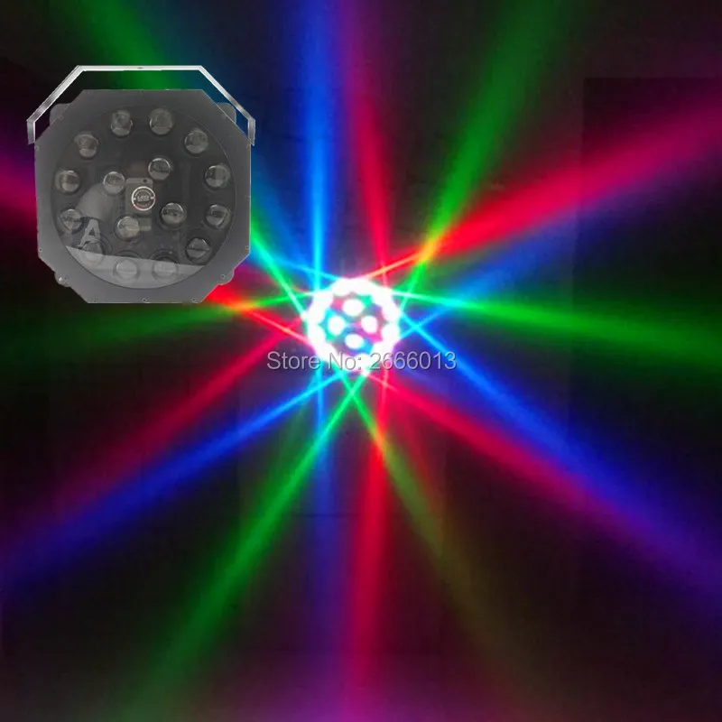 Луч светодио дный 16 шт х 3 W Вихрь луча освещения сцены/RGBW DMX512 пчелы глаз луч