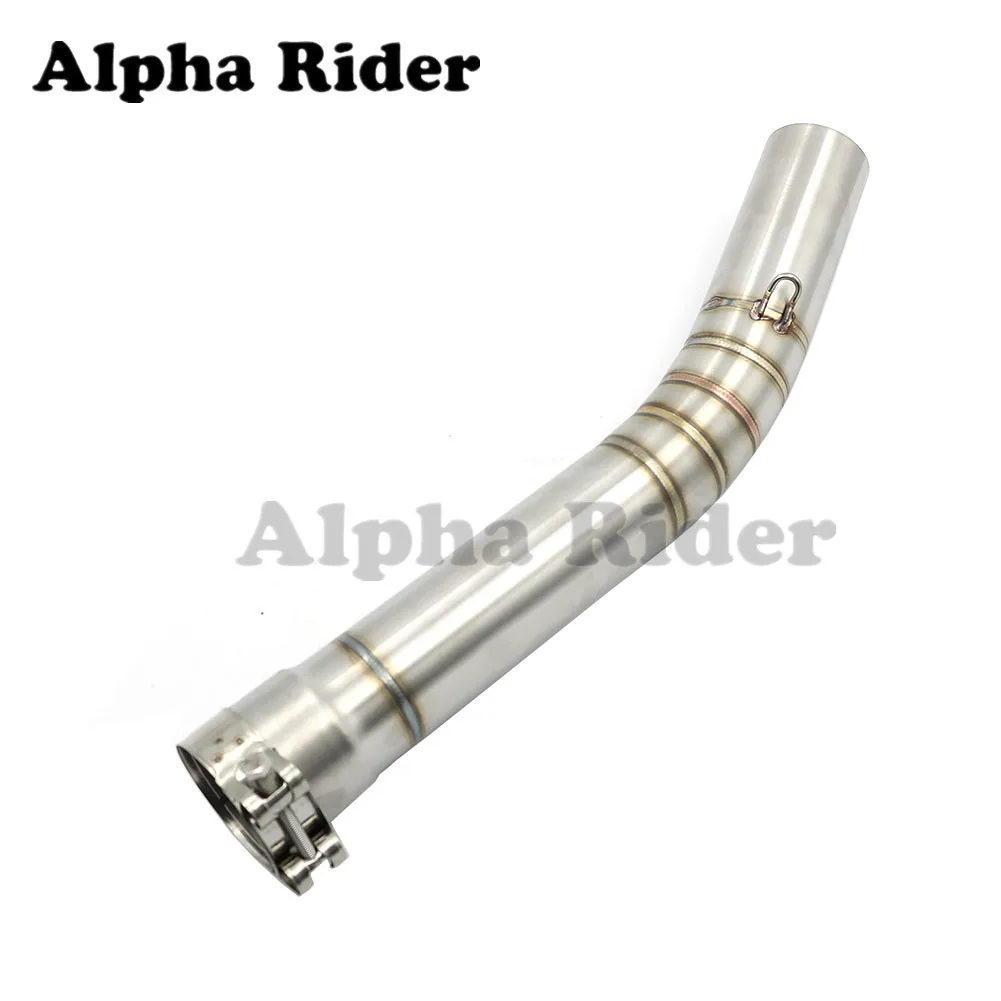 

51MM For Yamaha YZF-R6 99-18 Exhaust Muffler Front Header Middle Pipe FZF R6 1999-2018 2017 2006 1999 1998 99 18 06