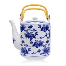 Цзиндэчжэнь Китай Керамика Чай горшок высокая термостойкость винтажные чайник холодной воды чайник большой емкости фарфор Чай горшок