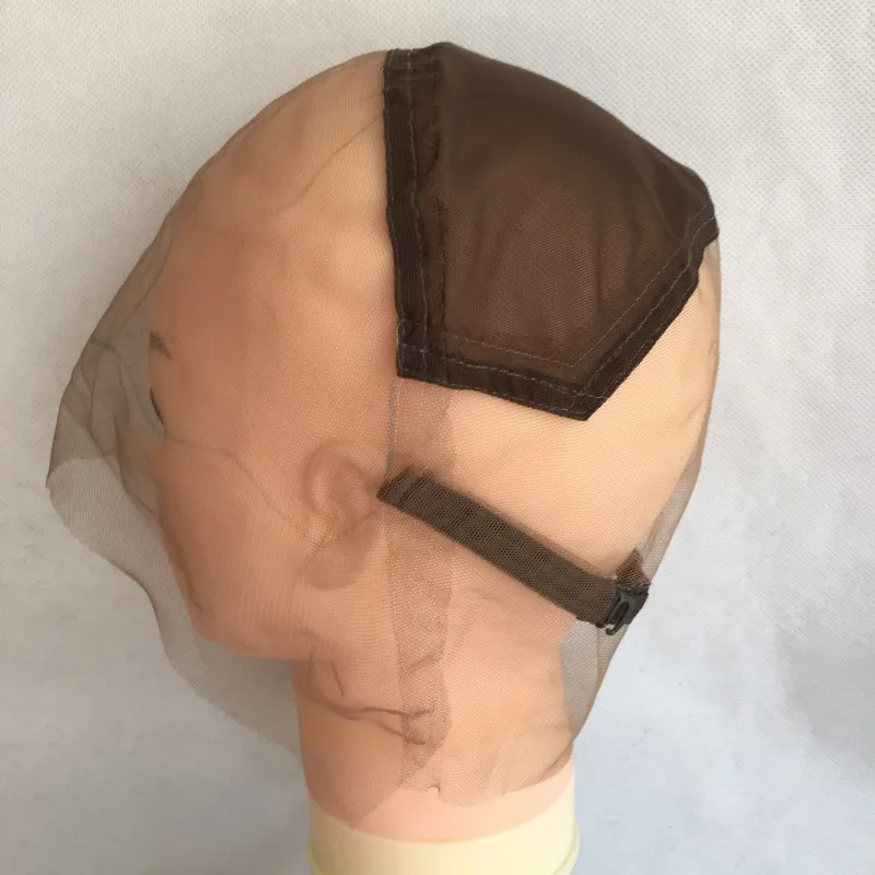 3pcslot Full Lace Wig Cap Base For Making Full Hand Made Wigs With Adjustable Straps Glueless Weaving Cap Customize DIY (8)