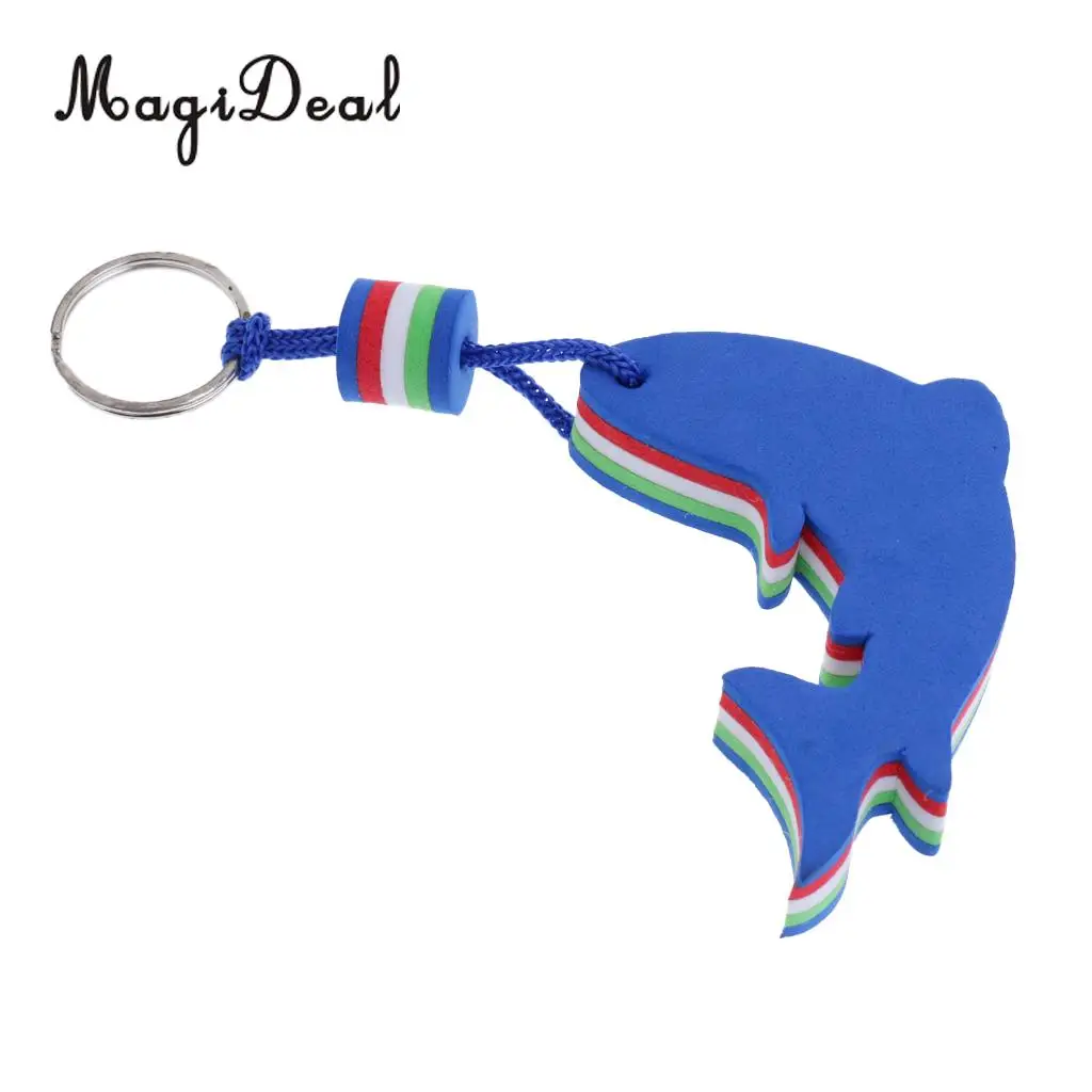 MagiDeal 4 Pieces Yachting Boating Sailing Floating Keychain Keyring Key Ring Blue for Canoeing Rafting Dinghy Water Sports Acce