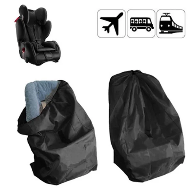 Thickening Black Car Seat Travel Bag for Airplane,Car Seat Bags for Air Travel,Suitable for Booster Seats, Convertible Car Seats baby trend double stroller accessories	