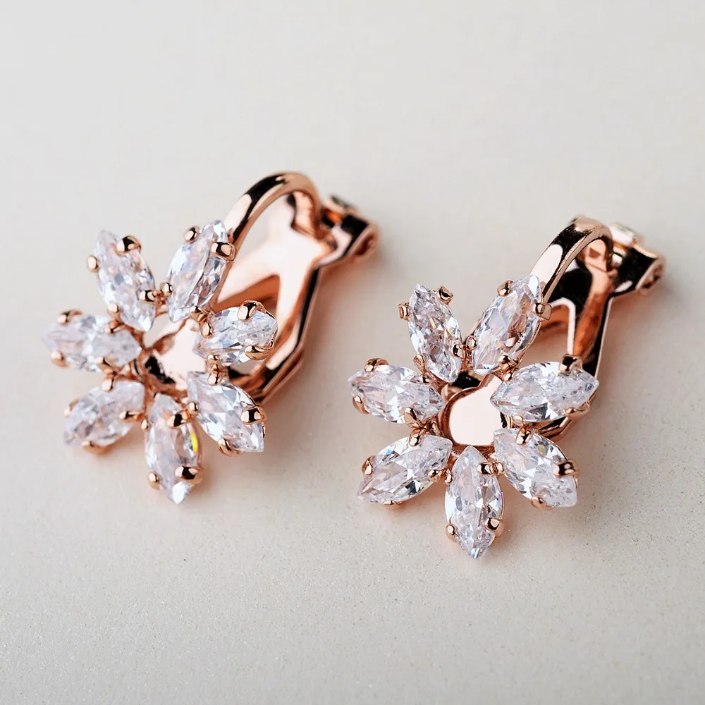 2020 новые серьги простой темпераментной формы Цветочный Кристалл от Swarovski