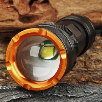 

Z3 5-Mode 960LM XM-L T6 White light LED Zoom Convex Lens Flashlight (1 x 18650not included)zoomable luz Torch Highlight Lamp