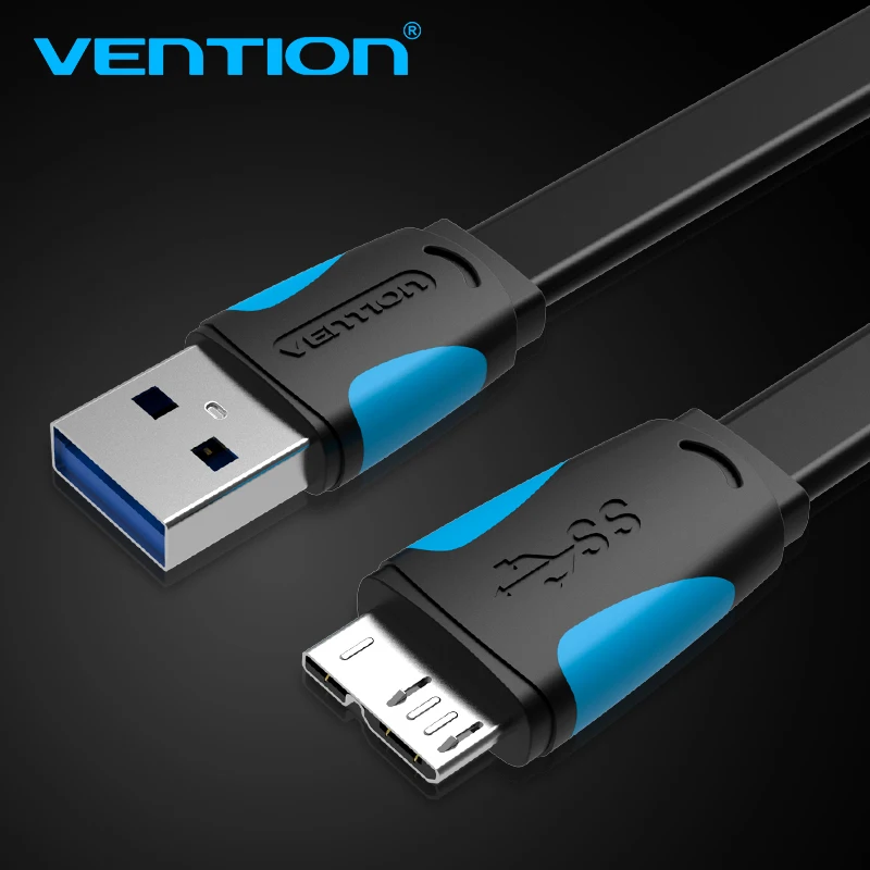 Vention Micro USB3.0 для samsung S5 Note 3 USB гибкий кабель для передачи данных и зарядки i9600 N900 N9000 N9006 N9002