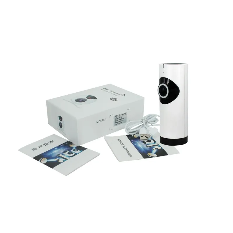 

180 Degree Wide Angle 720P HD Wireless Mini IP Camera Smart Security webcam Remote Control