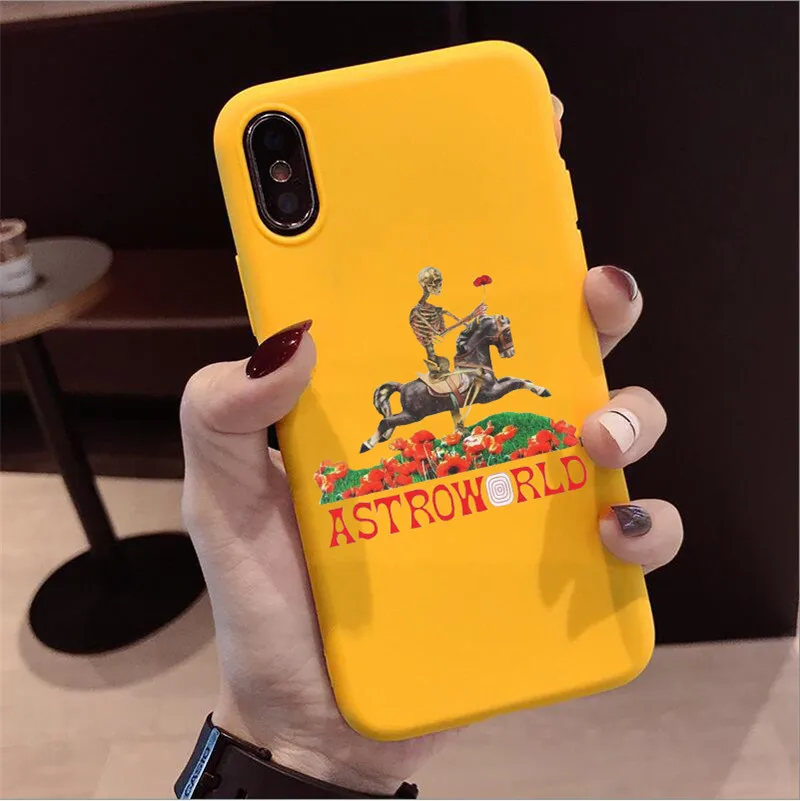 Astroworld желаю вам быть здесь Трэвиса Скотта цветной чехол для телефона для iphone 6 6s 6plus 7 7plus 8 8plus XS XR XSMAX 11 pro