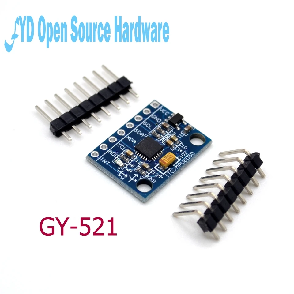 GY-521 MPU-6050 MPU6050 Sensor Module 3 Axis Gyroscope Accelerometer Sensor Module Compatible Module for arduino MPU 6050 GY521