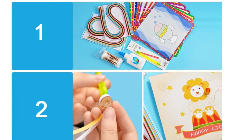 Оригинальность дети магия бумага рулон для «сделай сам» игрушки Дети весело ручной работы скольжения книги по искусству ремесло развива