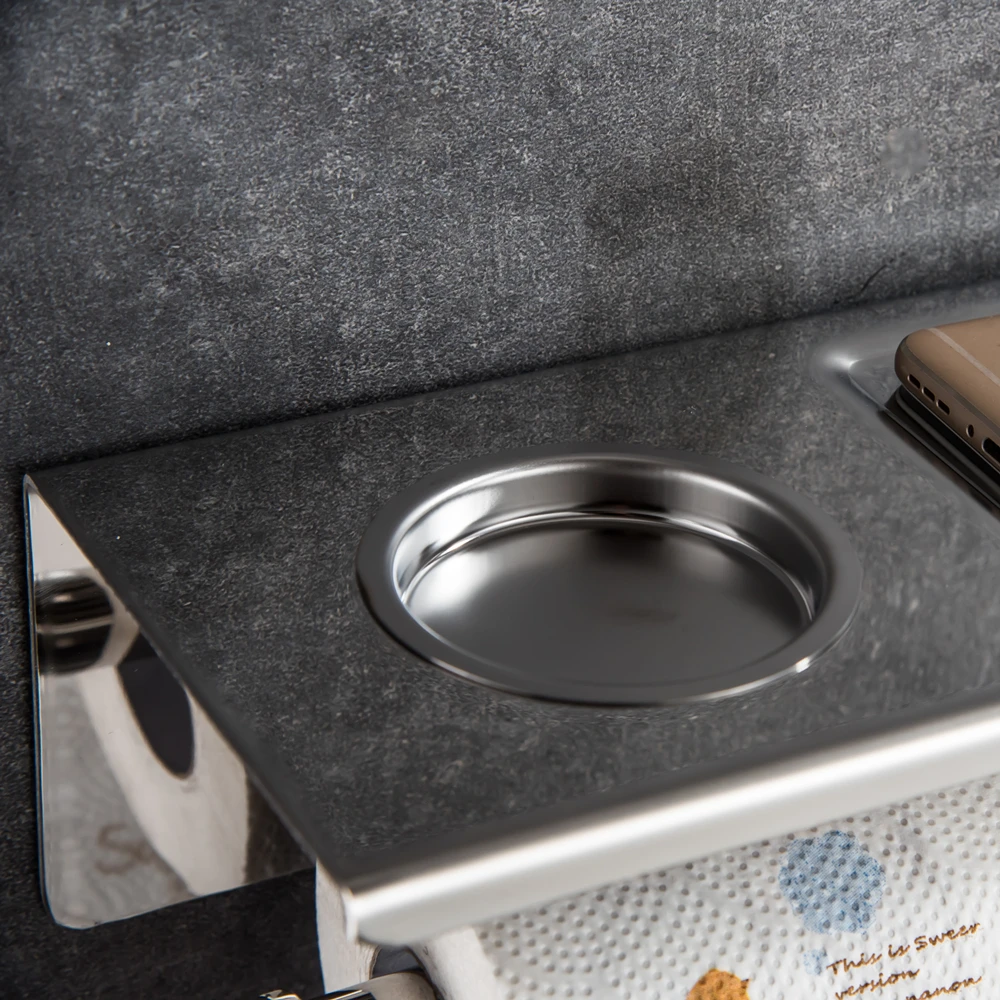 Stainless Steel Bathroom Shelf Luxury Cosmetic Storage Bathroom Shelf Holder Bathroom Accessories Best Price Mci9