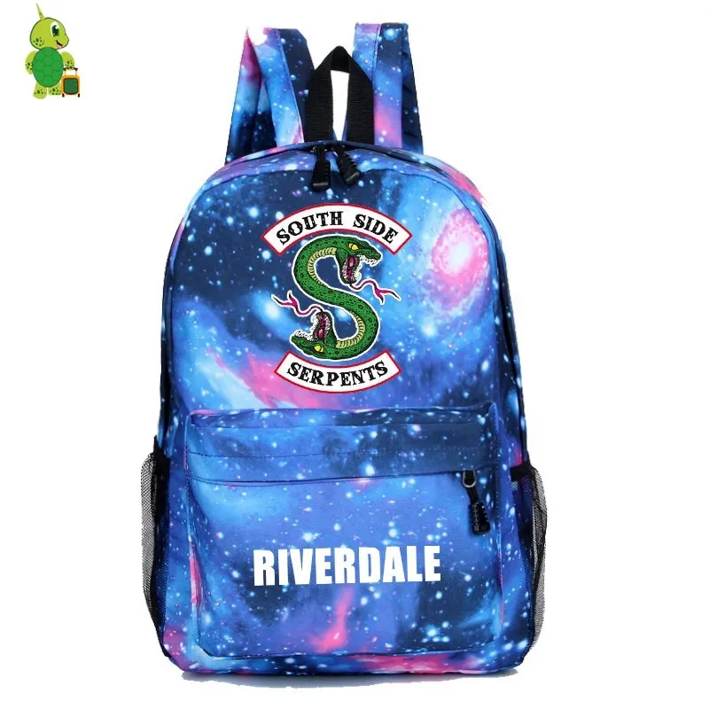 Riverdale الجنوبية الجانب على ظهره Mochila الحقائب المدرسية للفتيات الفتيان النساء الرجال عارضة السفر حقيبة غالاكسي حقائب كتب للأطفال أطفال هدية Riverdale الجنوبية الجانب على ظهره Mochila الحقائب المدرسية للفتيات الفتيان النساء الرجال عارضة السفر حقيبة غالاكسي حقائب كتب للأطفال أطفال هدية