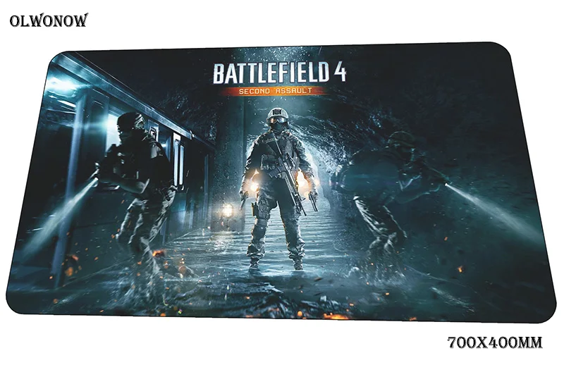size 700x400x3mm Battlefield коврик для мыши 700x400x3 мм игровой коврик для мыши большой геймерский коврик аниме игровой компьютерный стол padmouse клавиатура подставка для запястья игровые коврики - Цвет: size 700x400x3mm