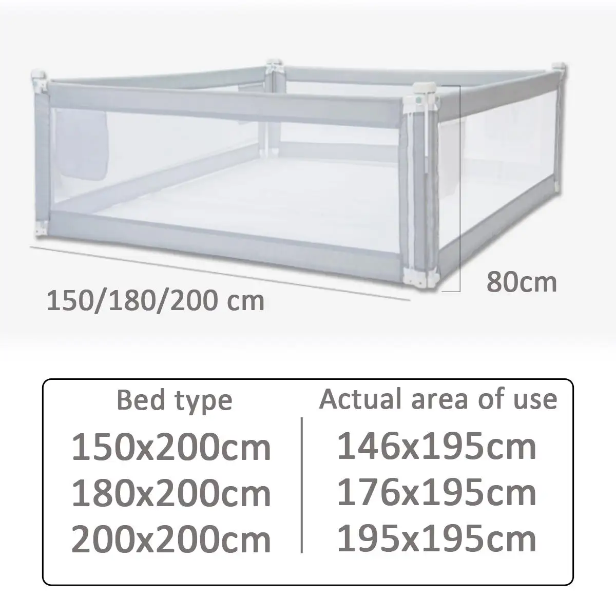 Baby Bed Fence Home Kids Playpen Safety Gate Products Child Care Barrier for Beds Crib Rails Security Fencing Baby Safe Guard Baby Bed Fence Home Kids Playpen Safety Gate Products Child Care Barrier for Beds Crib Rails Security Fencing Baby Safe Guard