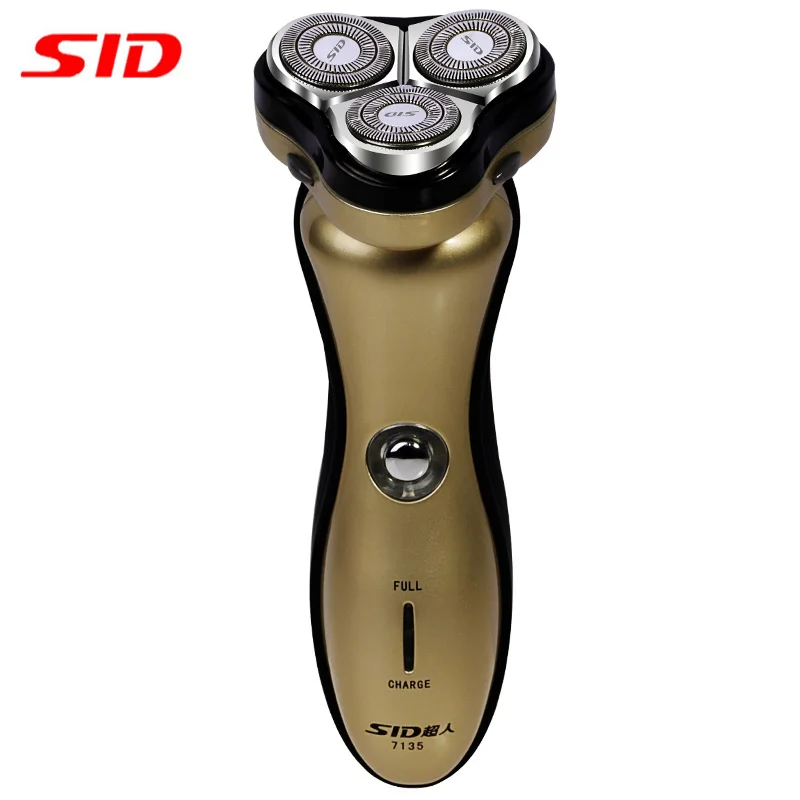 

SID SA7135 Men's Rechargeable Electric Shaver Fast 1 hour charge Razor for Men 3D floating shaving Washing heads Shaver Razor