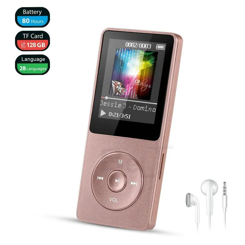 Мини-usb MP3-плеер со встроенным динамиком hifi динамик mp 3 плеера 16 Гб МП 4 плеера 16 Гб с радио X02 walkman MP3-Player