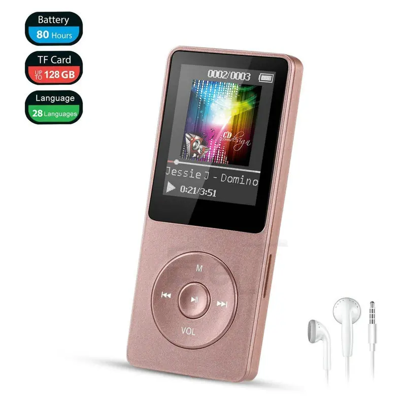 Мини usb MP3 плеер со встроенным динамиком Hi Fi 3 Мп 16 ГБ с радио X02 walkman mp3 player|MP3-плееры|