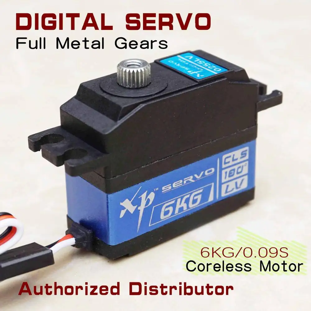 JX 0255lv цифровой Coreless Servo 6 5 кг Крутящий момент металлические шестерни высокая