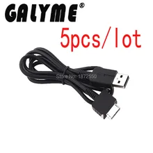 5 шт./лот, лидер продаж, черный цвет, USB кабель для зарядки, кабель для передачи данных, подходит для PSV1000 PS Vita, кабель для ремонта, консоль, чехол