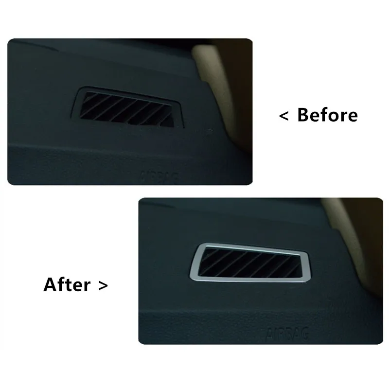 Вентиляционная решетка для кондиционера приборной панели автомобиля декоративная накладка накладки для BMW 3 серии E90 2005-12 интерьер авто наклейки