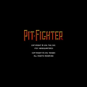

Pit Fighter NTSC Version 16 Bit 46 Pin Big Gray Game Card For USA Game Players