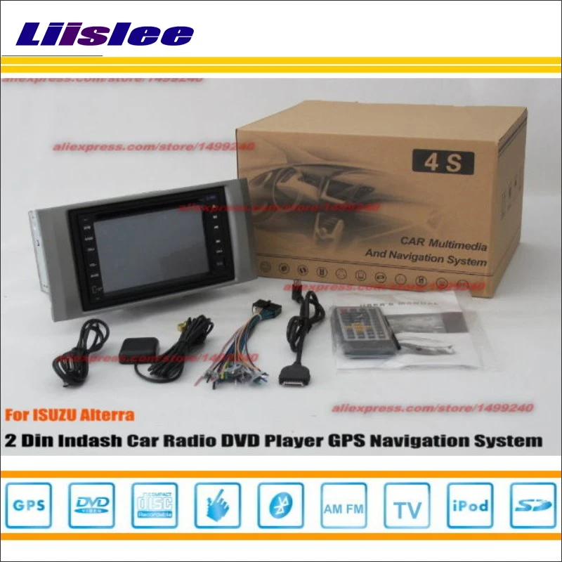 Excellent Liislee For Isuzu Alterra 2009~2011 Radio CD DVD Player GPS Nav Navi Map Navigation System Double Din Car Audio Installation Set 4
