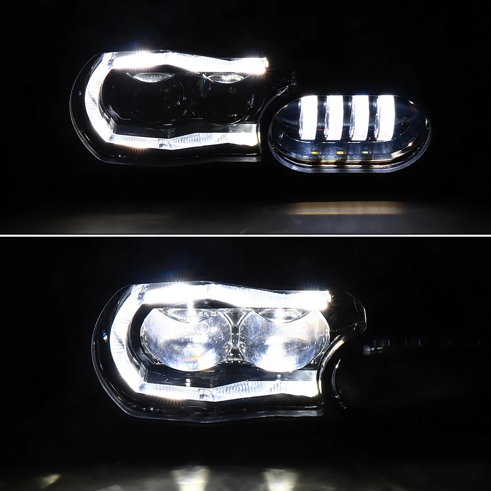 E9 Mark para BMW F700GS F800GS Adv-F800 GSA completo LED proyector faros faro ángulo ojo luz de día - 5