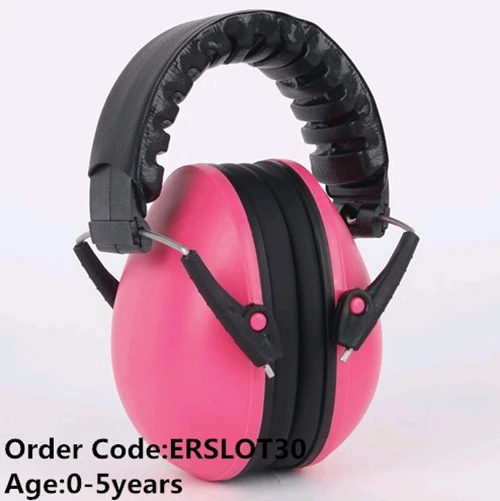 Детские спальные шумоизоляционные амбушюры защитники средства защиты органов слуха Складная повязка на голову наушники для детей - Цвет: Pink ERSLOT 30