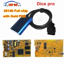 Green Board! Vida Dice 2014D Full Chip Multi-Language For Vo-l-vo Dice Pro+ Vida Dice Full Function Diagnostic Scanner Tool