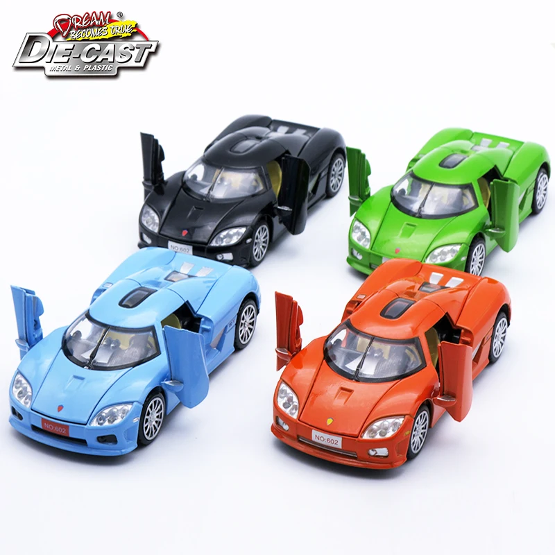 

Diecast Koenigsegg Model Car, Alloy Toys For Boy/Kids As Collection Gift With Pull Back Function/Light/Sound