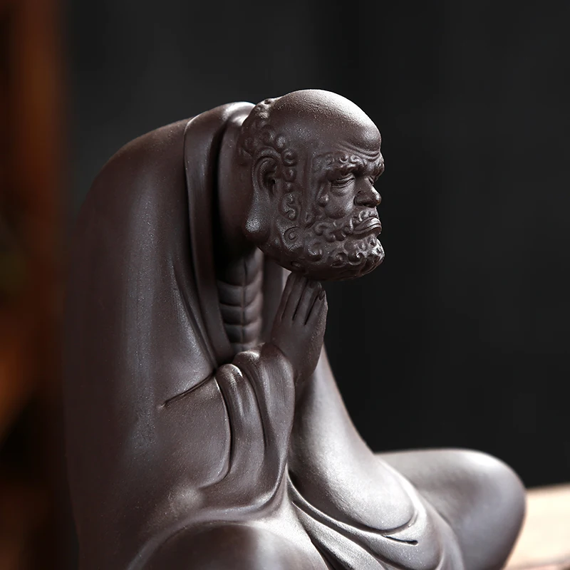 Zen Boutique Фиолетовый Глиняный чай на удачу для пожилых людей аксессуары исинского