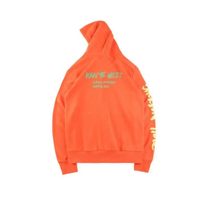 Kanye orange hoodie sale