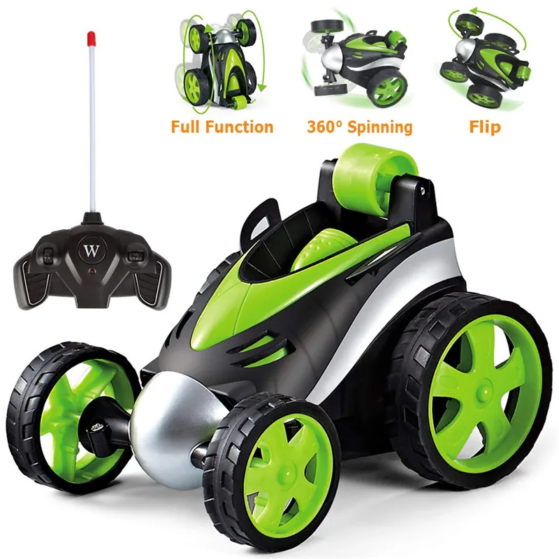 

Wireless RC Stunt Car for Kids Remote Control Car 360 Degree Flip 90 Deree Upright Safe & Durable ABS RC Car for Boy and Girl