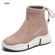 

Women's Boots 2018 Fashion Women's Shoes Women's Suede And Boots Women's Plush Insoles Ssnow Boots Martin Boots
