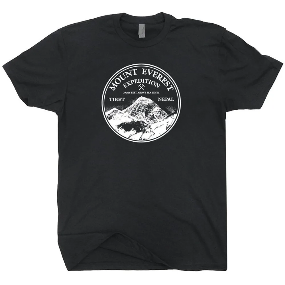Mount Everest Expedition футболка Винтажная горный рок альпинист горы звонит мужские s